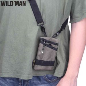Mini EDC Gear Pouch Bag Multifunctional Sundries Storage Bags Camping Wear-resistant Purse Key Handbag Outdoor Hunting Bag
