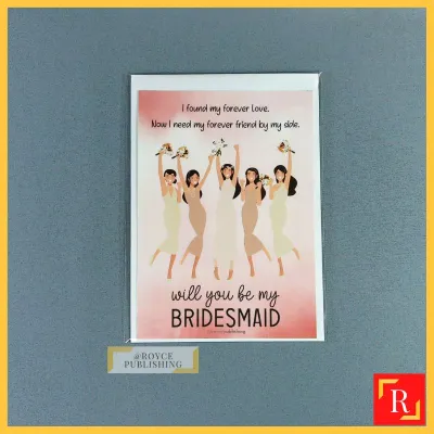 Bridesmaid Wedding Proposal Invitation Cards 1|ROYCE PUBLISHING