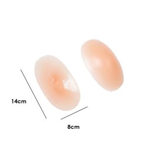 2pcs Soft Shoulder Pads Silicone Foam Shoulder Pads Invisible Silicone Shoulder Pads