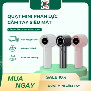 Quạt mini phản lực Siêu Mát pin lâu