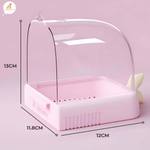 Renna‘s Bird Bathing External Hanging Bathtub Bird Cage For Bird Toys Accessories Shower Box Small