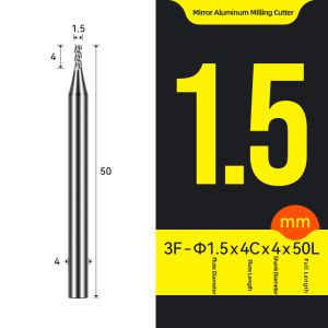 Carbide End Mill For Aluminum  Highlight Aluminium Milling Cutter CNC Cutting Tool