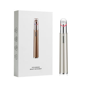 42° Mini Blue & Red Light Therapy Ionic Pen Ultrasonic Lip Eye Massager Eye Serum Applicator Eyebag Dark Circle Remover Anti-wrinkle Eye Care Lip Rejuvenation