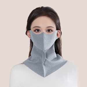 DINAH 2 Pcs ตัวป้องกันคอ อุ่นคอ ไม่มีรอย หนาขึ้น อุ่นรถจักรยานยนต์ ความเรียบง่ายเรียบง่าย กันลม ป้องกันแสงแดด ฤดูใบไม้ร่วงและฤดูหนาว