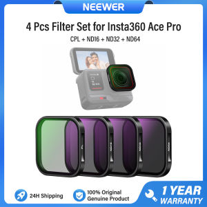 NEEWER 4 Pack Filter Set for Insta360 Ace Pro CPL ND16 ND32 ND64 Action Camera HD Filters Kit