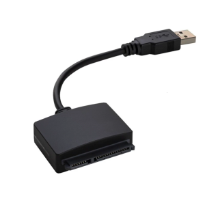 USB A/USB C to SATAs 2.5inch Adapter Converters for External SSDs HDD Drive Plugs and Play Operation
