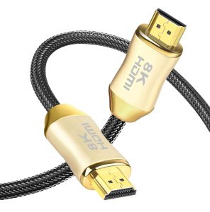 【HDMI 8K Certified】HDMI 2.1 Certified Cable 8K/60Hz 4K/120Hz 2K144Hz Ultra High-Speed 48Gbps Cable 3D HDR Cable for PC Laptop HDTV PS5 PS4 Splitter Switch Audio Video