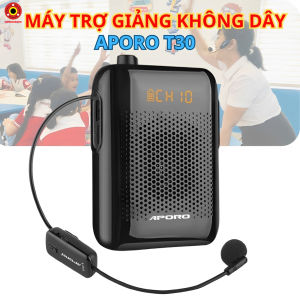 Máy Trợ Giảng Không Dây APORO T30 UHF - Có Bluetooth Kết Nối Nhanh Ổn Định Âm Thanh To Rõ Phù Hợp Lớp Học