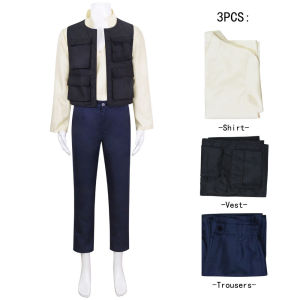 2024  7starwars Force Awakening   HanSolo  Han Solo Captain cosplay Clothing Factory