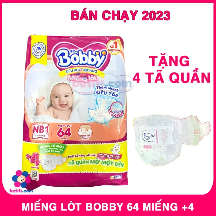 Miếng Lót Bobby Newborn 1 (64 miếng)