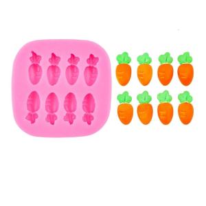Silicone Mould Cake Molds DIY Small Carrots Molds Epoxy Resin Molds Chocolate Molds for Cake Dessert Decoration