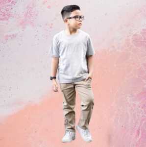 Chinos Anak Laki laki Panjang Tebal Umur 2-12 tahun Premium terkini terbaru Distro Celana  Pinggang Katun termurah Promo Karet Rip