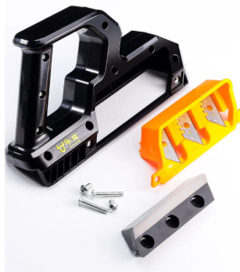 45+60° Chamfer Plane Industrial Grade Non-slip Precision Woodworking Chamfer Plane Portable Multifunctional Woodworking Trimming Tool Woodworking【Gift 10 original blades】 Chamfer Plane