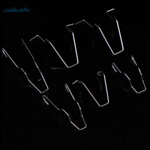 [liujinpeng] 6PCS kim loại đèn pha Bóng đèn mùa xuân clip cho H1 H3 H4 H7 xe đèn pha ánh sáng bóng đèn người lưu giữ mùa xuân clip khóa