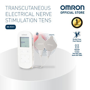 Ready Stock OMRON Model HV-F311-CAP TENS Electronic Nerve Stimulator Low Frequency Pulse Device 1 Year Local Warranty