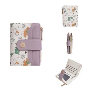 BAELLERRY N8343 Dompet Wanita Lipat Bahan Kulit PU Leather Premium BAEOS