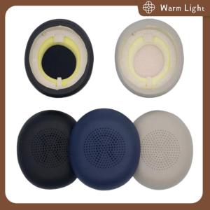 Warm Light Premium Leather Ear Pads for jabra ELITE 45H Evolve2 65 Earphone Cushion Pads