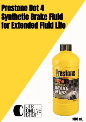 Prestone Dot 4 Synthetic Brake Fluid for Extended Fluid Life