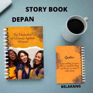 notebook foto sendiri castem sketchbook Note book A5 a5 aesthetic custom foto dan quotes loose leaf line isi kertas bintek isi buku tulis sampul buku catatan daily story book