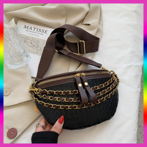 Túi bao tử nữ đeo chéo đeo trước ngực  giá rẻ  chất da Pu mềm mịn size 24 thiết kế mới 6691