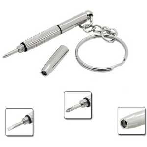 OBENG MINI PLUS MINUS 3 IN 1 OBENG PLAT BUNGA ALAT REPARASI KACAMATA JAM TANGAN MODEL GANTUNGAN KUNCI