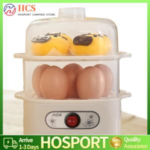 【HCS】หม้อหุงต้มไข่ไฟฟ้าสองตัว/สามชั้น 6 ไข่อาหารเช้าทำอาหารไข่นึ่งไข่แบบพกพา