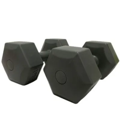 Hexagon Dumbbell Set 5 10 15 20 kg (2 x 2.5kg / 5kg / 7.5kg / 10kg ) Weight Training Workout Exercise Push Up Gym Dumbell Senam Tangan Angkat Berat