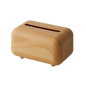CUBBY Ins Style Imitation Wood  Tissue Box Multi-functional Anti Slip Napkin Paper Case Extraction Box Creative  Paper Box Bedroom