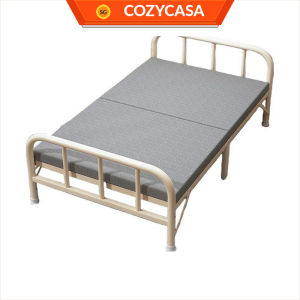 【COZYCASA】Foldable Bed with Frame Single Double Bed/Bed Frame with Topper