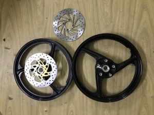 MÂM VÀNH ĐÚC 3 CÂY CHO YAMAHA EXCITER 150 BẢN 1.4 VÀ 1.6*17 INCH GẮN ZIN THEO XE KHÔNG CHẾ CHÁO