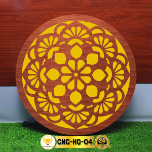 Đèn Hào Quang Phật Mandala Cắt CNC CHÂN THIỆN MỸ Trang Trí Bàn Thờ Treo Tượng Phật Quan Âm Di Lặc CNC-HQ-04