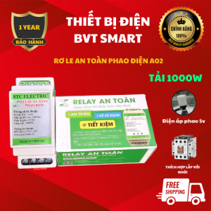 COMBO 2 Ro le an toàn cho phao điện máy bơm BVT A02 an toàn phao điện máy bơm tăng áp dùng bồn inox công suất máy bơm panasoniccc 15Kw không khởi dộng từ kèm tủ điện Lioa an toàn relay phao 12V  bơm nước gia đình cùng role phao đ