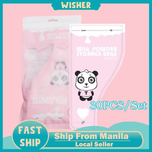 30pcs  disposable portable double-track sealed leak-proof milk powder bags BPA free food bags
