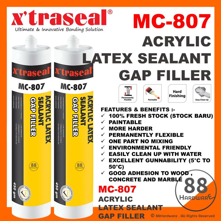 Fresh Stockxtraseal Vtech Mc Silicone Sealant Gap Filler Silicon Besi Metal