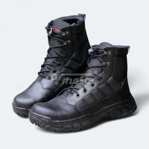 Sepatu PDL Rodion TNI Polri Brimob Security Satpam Kulit Hitam Doff VMESTE