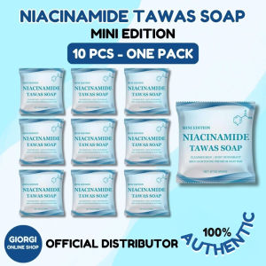 10 PCS NIACINAMIDE TAWAS SOAP (Mini Edition) | Body Odor Control Skin Lightening
