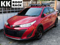 แร็คหลังคา ชุดถาดอลูมิเนียม Toyota Yaris Yaris Ativ 1500 1200 ของใหม่ ไม่เจาะหลังคา. 