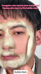 HOT Mud Anthocyanin Bubble Mask Deep Cleansing Foam / Blackhead Remover Pore Minimizer / Oil Control Face Mask Acne Prone Skin