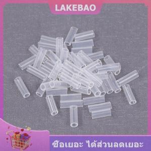 【LAKEBAO】 50ชิ้นโซ่ลูกปัดป้องกันการสูญหายจี้อะคริลิคการ์ดห่วงโซ่หล่นป้องกันพวงกุญแจเพื่อป้องกันโซ่ลูกปัดตก