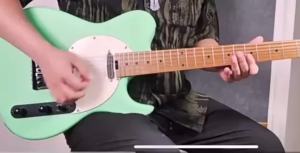 6 Strings Electric Guitar Blue Solid Basswood Body 39 Inch Matte Guitar With Canada Maple In Stock2026