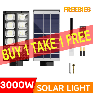 Solar Street Light 5000W  with solar panel High Brightness steady light with Remote Control Motion Sensor COD
