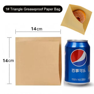 50/100/150pcs L-Shaped Burger Grease-Proof Wrapper Bag Hotdog Wrapper Sandwich Siopao Donut Wrapper