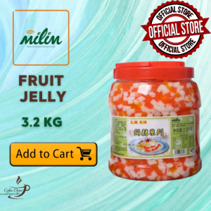 MILIN Fruit Jelly 2.5kg — Assorted Fruit Jellies for Milk Tea Halo-Halo Desserts & Shakes Toppings