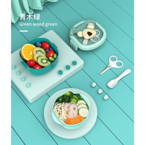 Hogokids Kids Lunch Box / Bento Box Microwave heated with scissors and spoon