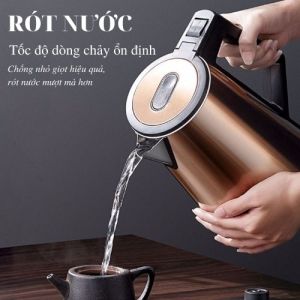 Ấm đun siêu tốc cao cấp 2 lớp cách nhiệt Grelide D2017k ( 1.7L) - Hàng chính hãng bảo hành 2 năm
