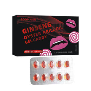 Imported from India male dietary supplements improve male health premature ejaculation weak erection reconcile couples girlfriend relationship male health products新品人参牡蛎磷虾油凝胶糖果