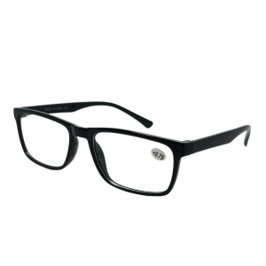 Kacamata Baca Pria / Wanita Dengan Model Kotak Lensa Plus Free Gift - HJ602P.NS BLACK