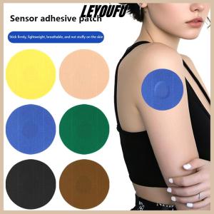 LEYOUFU 10Pcs Waterproof Adhesive Patches Sensor Patch Glucose Meter Sensor Fixing Sticker Long Lasting Blood Glucose Monitoring