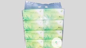 EIGHT(8) PCS GREEN TEA TISSUE SOFT PAPER 3-PLY 480 SHEETS TOWEL SKIN-FRIENDLY TISSUE PAPER FACIAL CLEANING PAPER TOILET PAPER.