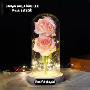 Kado Spesial Bunga Mawar LED Bercahaya dengan Lampu - Pilihan Hadiah Terbaik Kado Natal